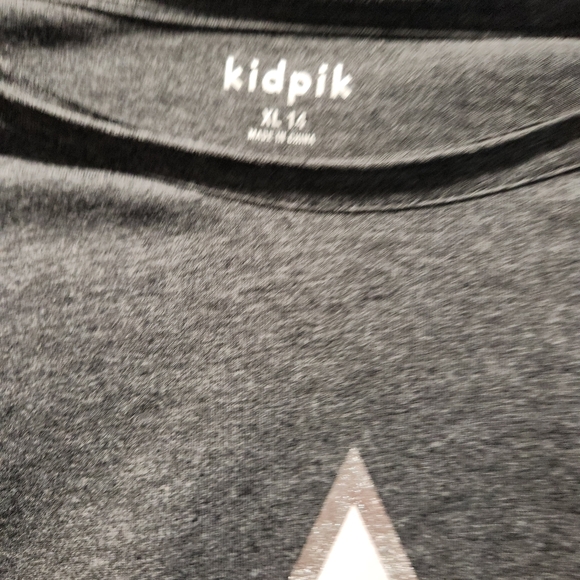 KidPik Girls Foil Long Sleeve Graphic Icon Football Tee XL 14 - Picture 3 of 11